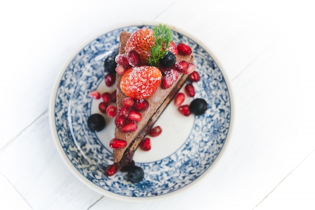 desert cu fructe proaspete