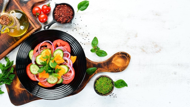 platou culinar cu ingrediente proaspete